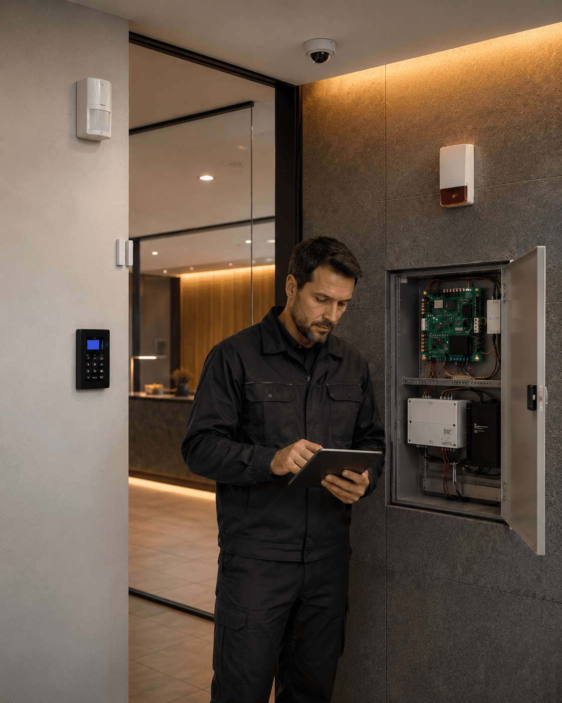 alarmas y sistemas de intrusión para empresas
