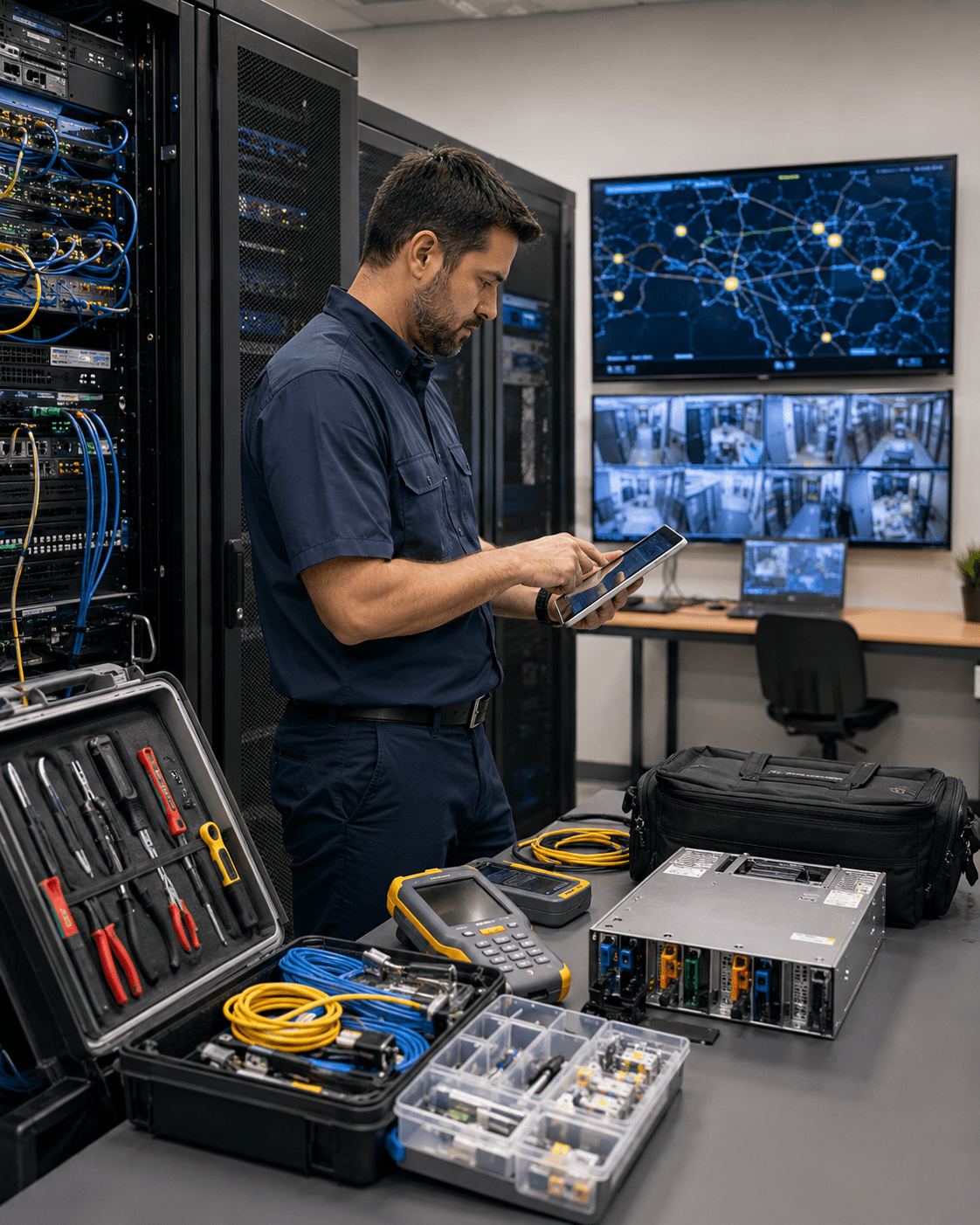 atención técnica para múltiples sedes